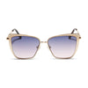 Color swatch for grace - matte black + grey gradient sharp sunglasses
