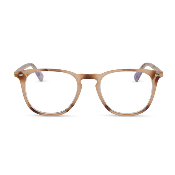 ラフィージュ(Raffige)K14WG高級眼鏡 GRIFFIN - CREAM TORTOISE + BLUE LIGHT READERS | DIFF Eyewear