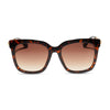 Color swatch for hailey - matte black + sharp grey gradient sunglasses