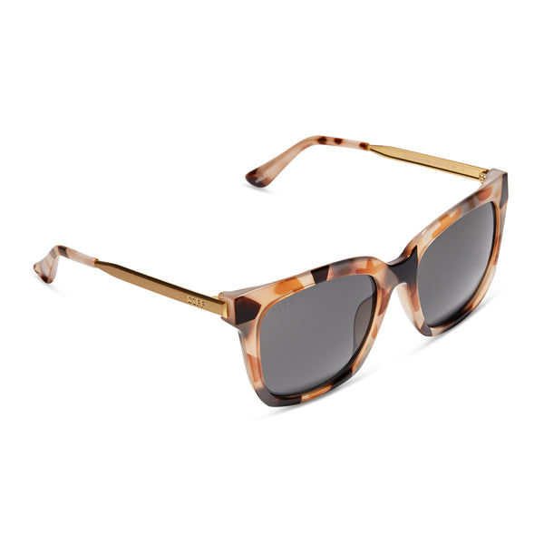 hailey - cream tortoise + solid grey sunglasses 4