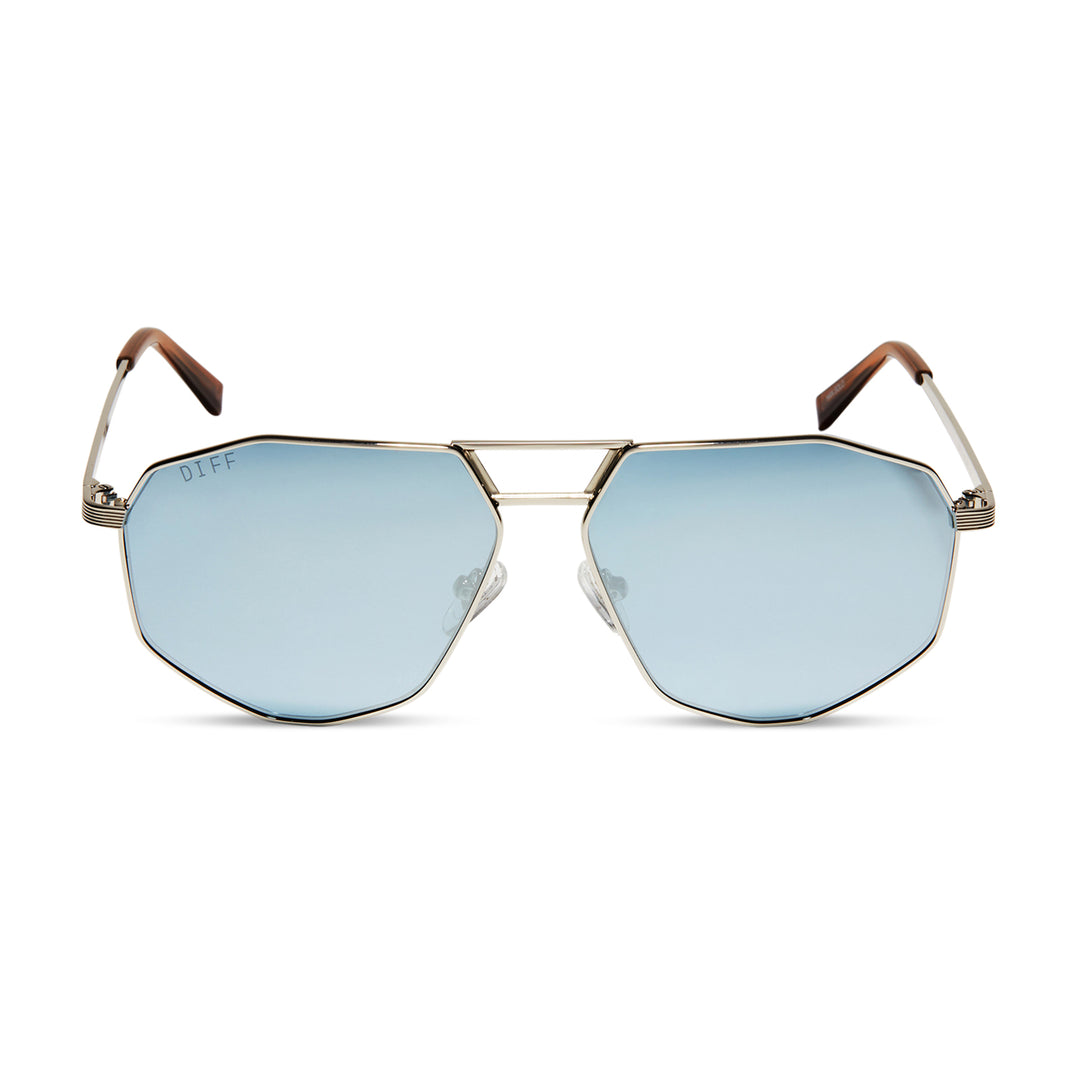 Han Solo™ – Carbonite™ Sunglasses | Silver & Blue Flash | DIFF Eyewear