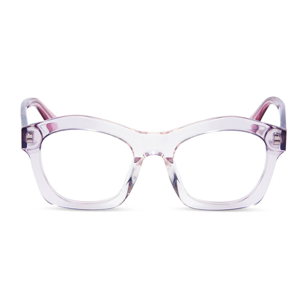 hayden - rose ombre + prescription glasses