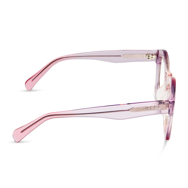 hayden - rose ombre + prescription glasses 2