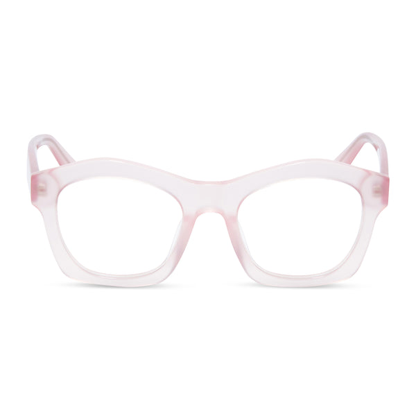 hayden - rose tea pink + prescription glasses