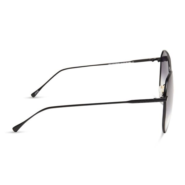 jane - matte black + grey gradient sharp sunglasses 3