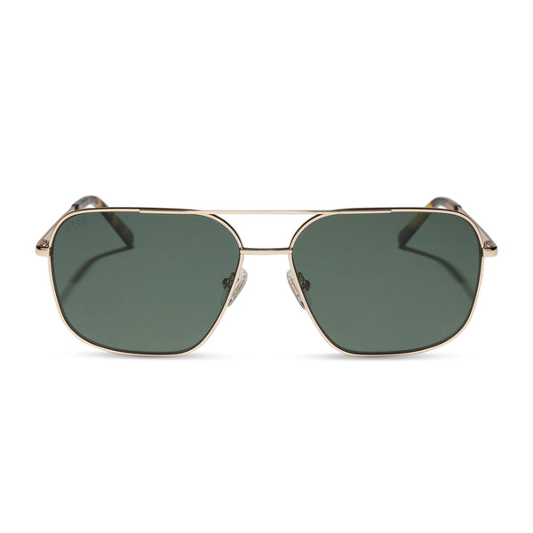 Jonas Mens Square Aviator Sunglasses | Gold Aviator  display picture 1