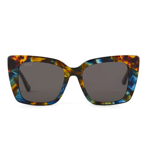 LIZZY - GLACIAL TORTOISE / AMBER TORTOISE + GREY SUNGLASSES