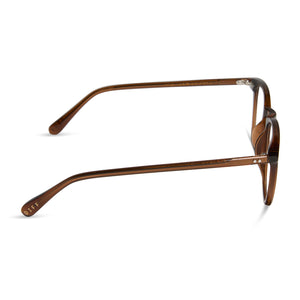 Diff Eyewear Maxwell vintage crystal brown polarized Sunglasses new with case MAXWELL XL - CITRINE CRYSTAL + BROWN + POLARIZED SUNGLASSES  main image 4