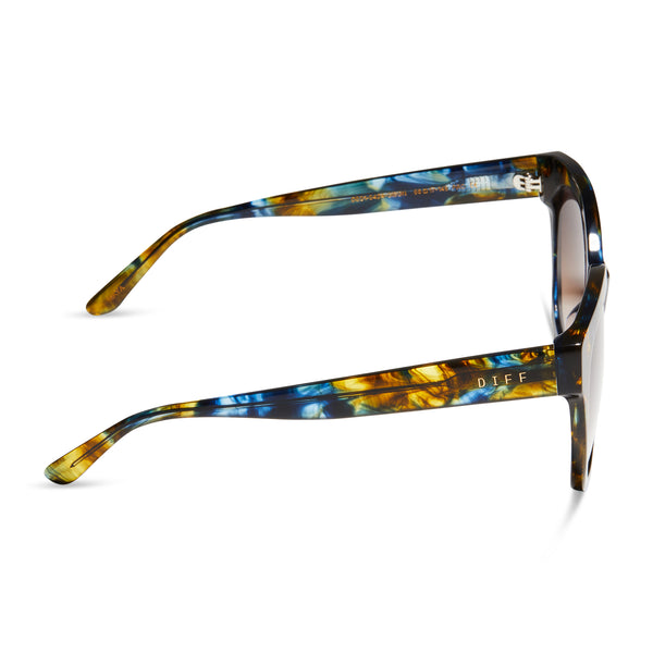 maya - glacial tortoise + brown gradient sunglasses 3