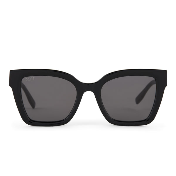 rhys - black + grey + polarized sunglasses