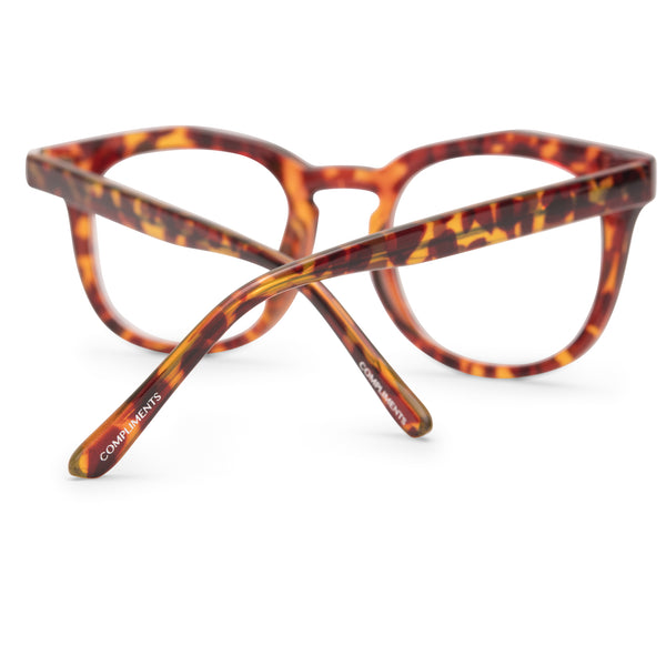 rowan - amber tortoise + blue light technology glasses 2