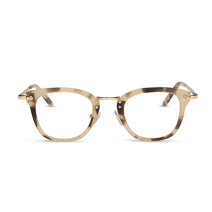 RUE - CREAM TORTOISE + CLEAR GLASSES