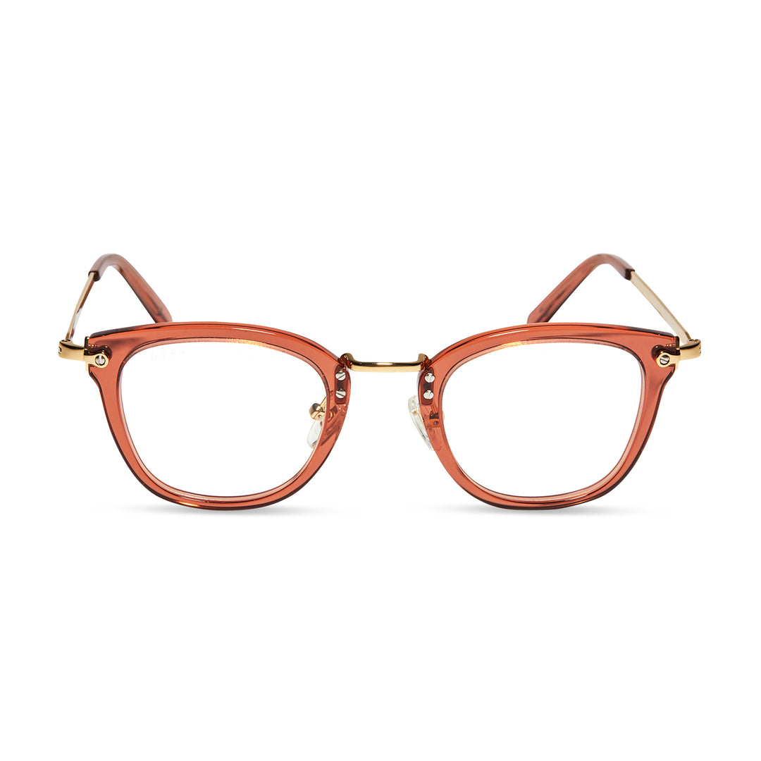 Rue Square Glasses | Dusk & Clear | DIFF Eyewear