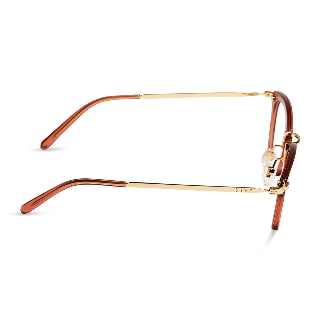 Rue Square Glasses | Dusk | Diff Eyewear