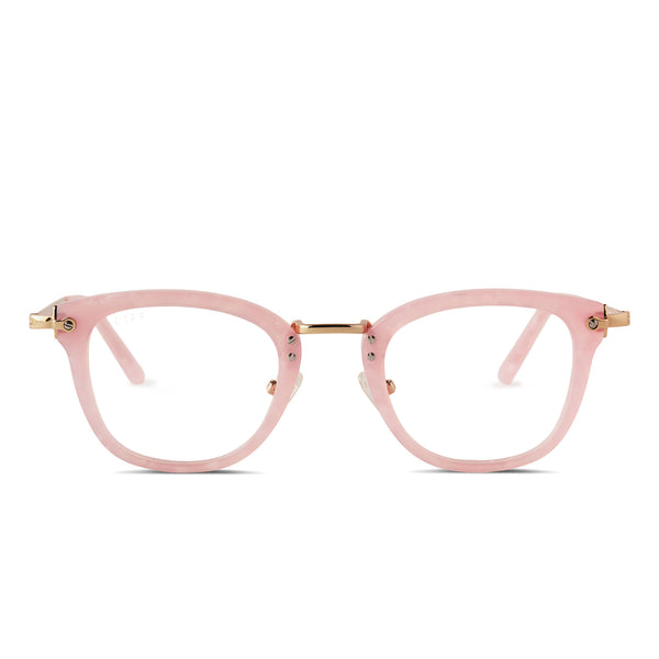 rue - geo pink + prescription glasses