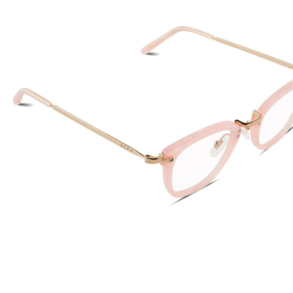 rue - geo pink + prescription glasses 3
