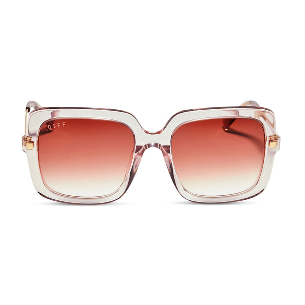 Ariana II Square Sunglasses, Sage Crystal & G15 Gradient