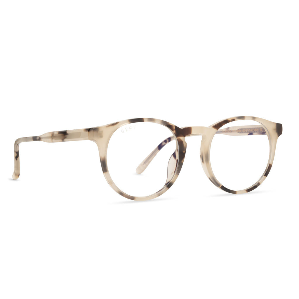 Sawyer Round Glasses | Cream Tortoise | Diff Eyewear