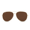 Color swatch for scarlett - gold + turquoise ice mirror sunglasses