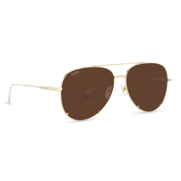 scarlett - gold + brown sunglasses 2
