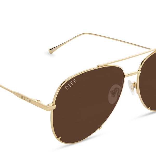 scarlett - gold + brown sunglasses 4