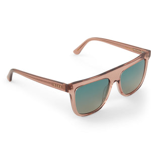 Stevie Square Sunglasses | Café Ole & Turquoise Sea Gradient  display picture 1