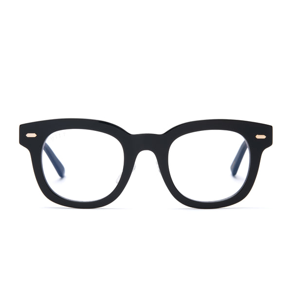 summer - black + prescription glasses