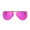 Color swatch for tahoe - pink rush metallic + pink rush mirror sunglasses