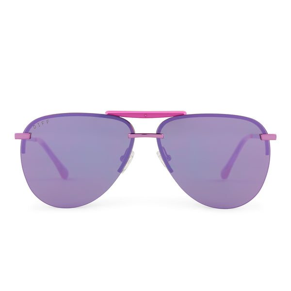 tahoe - pink rush metallic + pink rush mirror sunglasses