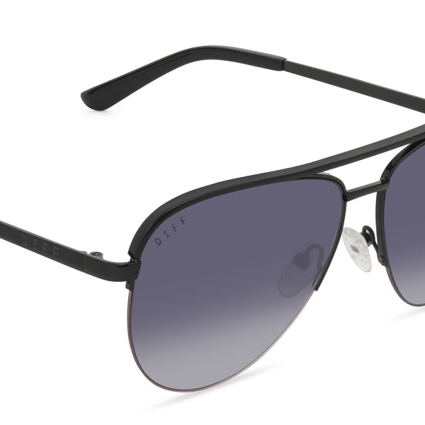 tate - black + grey gradient sunglasses 2