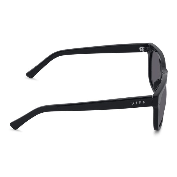 wesley - black + grey polarized sunglasses 2