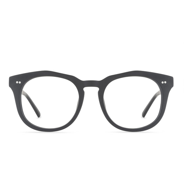 weston - matte black + prescription glasses