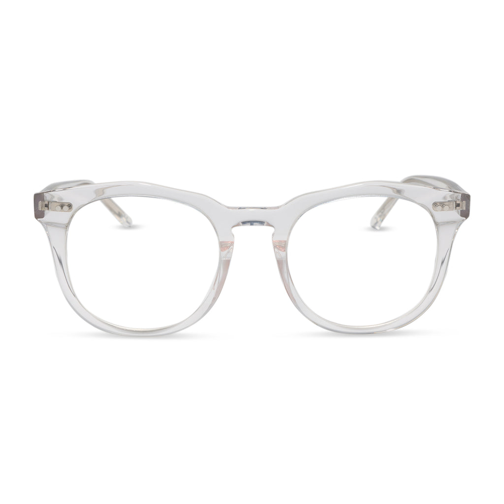 WESTON - CLEAR CRYSTAL + GLASSES