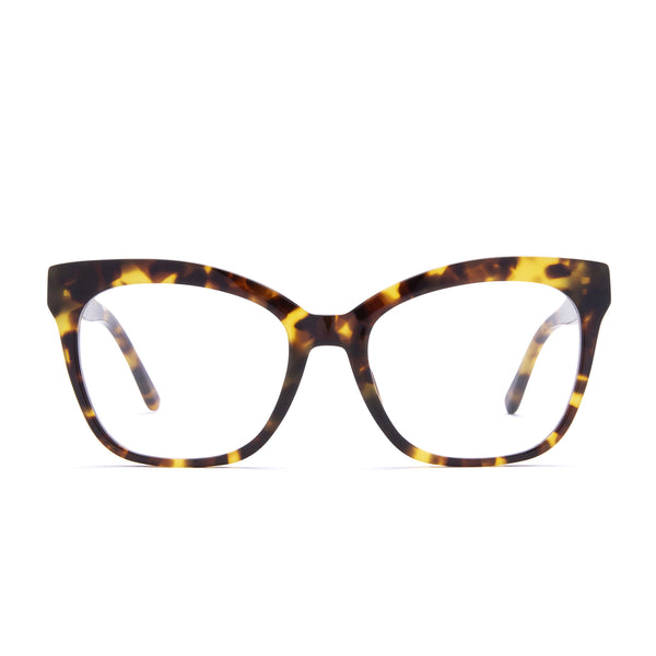 winston - amber tortoise + prescription glasses