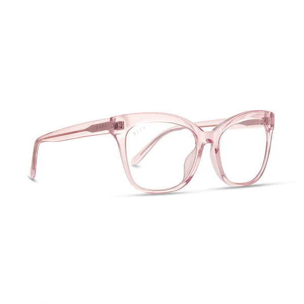 winston - light pink crystal + prescription glasses 2
