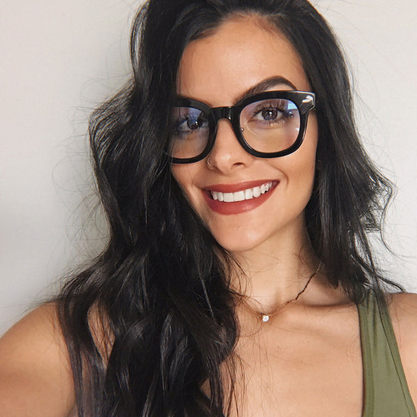 summer - black + prescription glasses 1