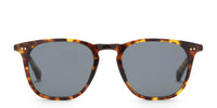 swatch for MAXWELL - AMBER TORTOISE + GREY POLARIZED SUNGLASSES
