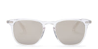 swatch for MAXWELL - CLEAR CRYSTAL + GREY MIRROR + POLARIZED SUNGLASSES