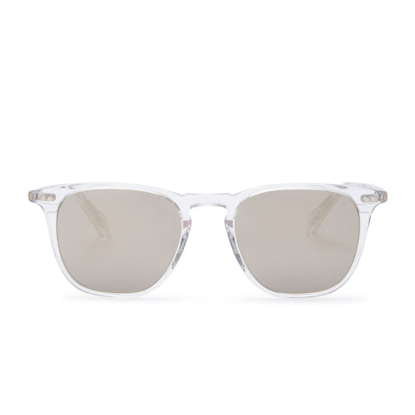maxwell - clear crystal + grey mirror + polarized sunglasses