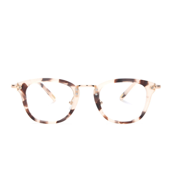 rue - cream tortoise + blue light technology glasses