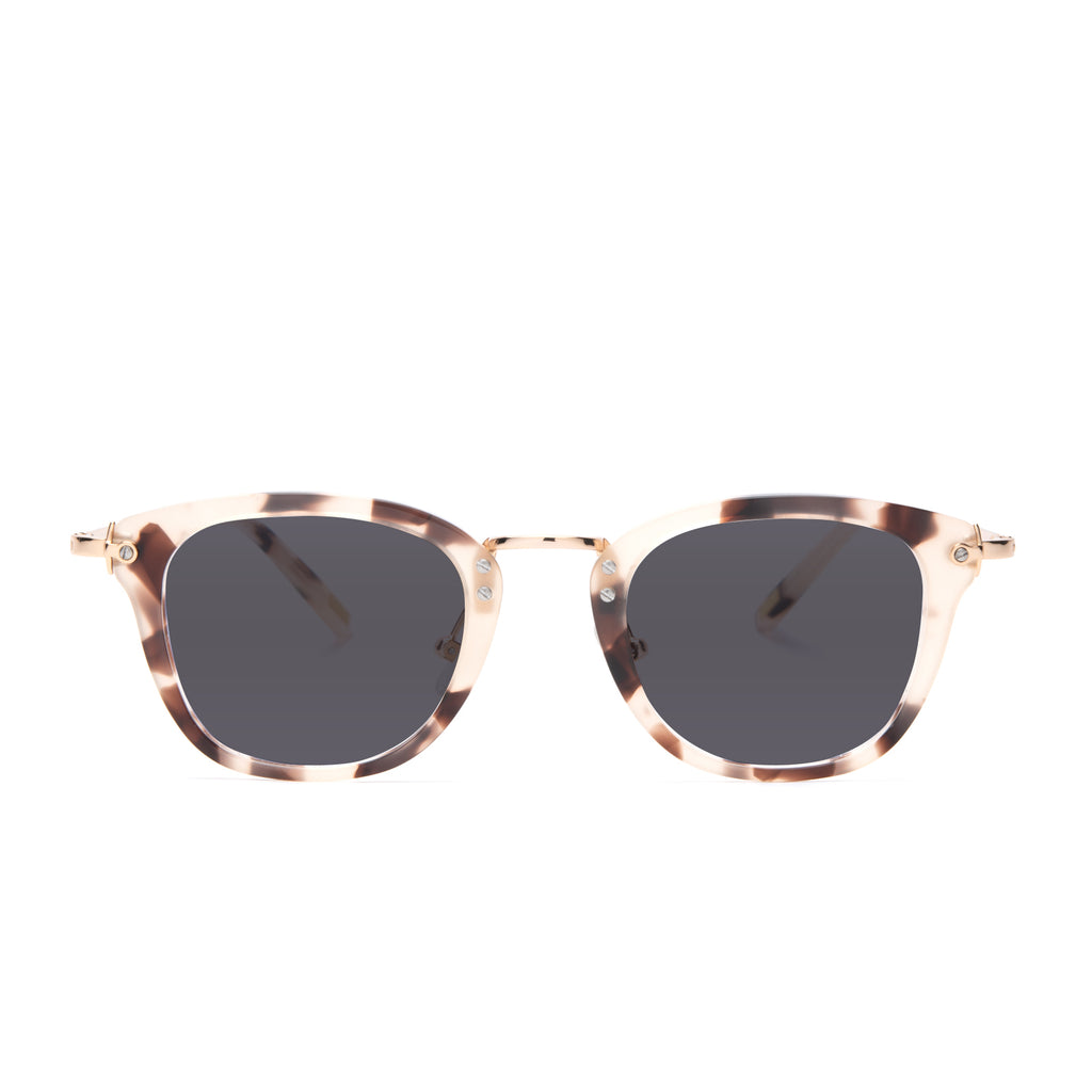 Rue Square Prescription Glasses | Cream Tortoise | Diff Eyewear