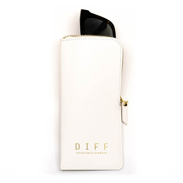soft side zipper case - white 1