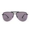 Color swatch for tahoe - brushed gold + gold mirror sunglasses