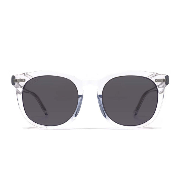 weston - clear crystal + prescription glasses